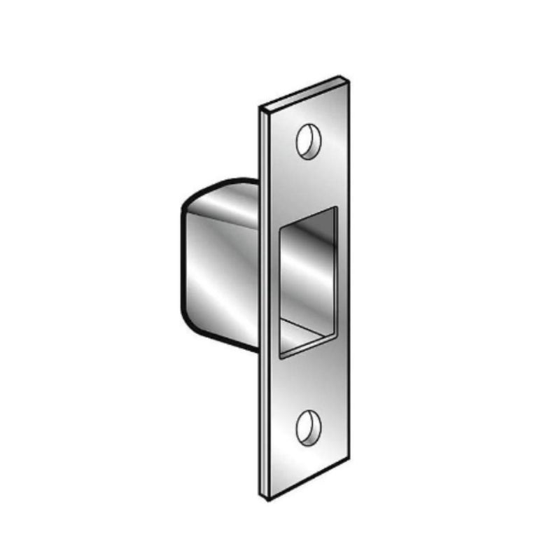 Battalion Box Strike Plate, Chrome - Image 1